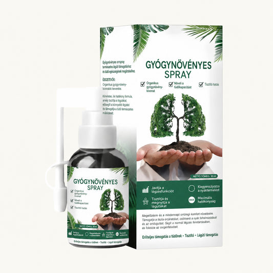 Gyógynövényes frissítő szájspray (30 ml) - kiegészíti a napi rituálét