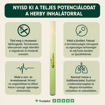 Herby™ - Gyógynövényes Tüdőtisztító Inhalátor